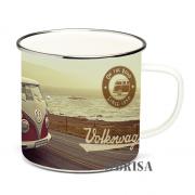 BRISA - Emaille Tasse VW Bulli 