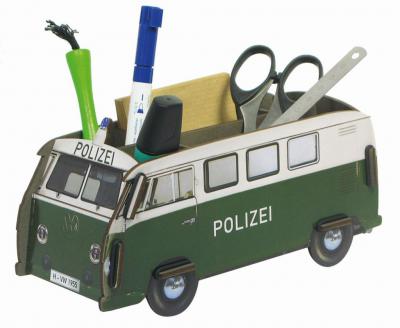 WERKHAUS Stiftebox VW Bulli T1 Sondermodell Polizei