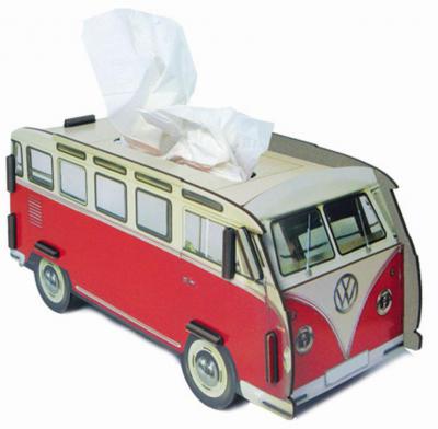 WERKHAUS Tissue-Box VW Bulli rot