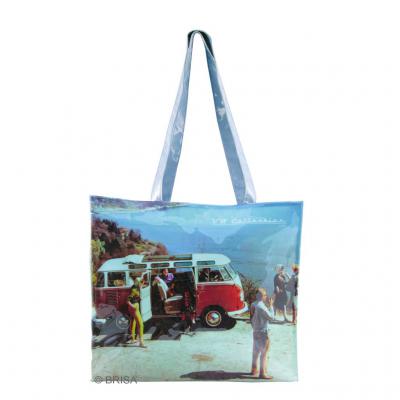 BRISA Shopper-Tasche Bulli PVC Szenerie