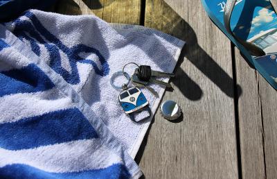 Brisa Schlüsselanhänger mit Flaschenöffner blau 2