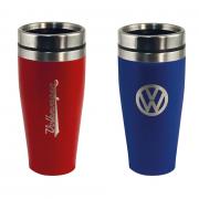 BRISA - Edelstahl-Thermobecher mit VW Logo und Schriftzug